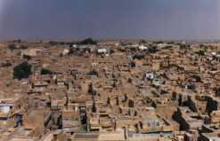 Jaisalmer - pohled z pevnosti na 'zlaté město' - není to pohádka?